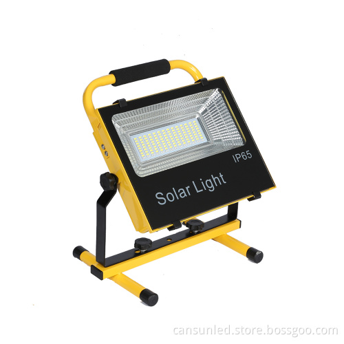 2021 New Design IP65 Emergency 4H Work Time Portable 50W LED Solar Camp Light